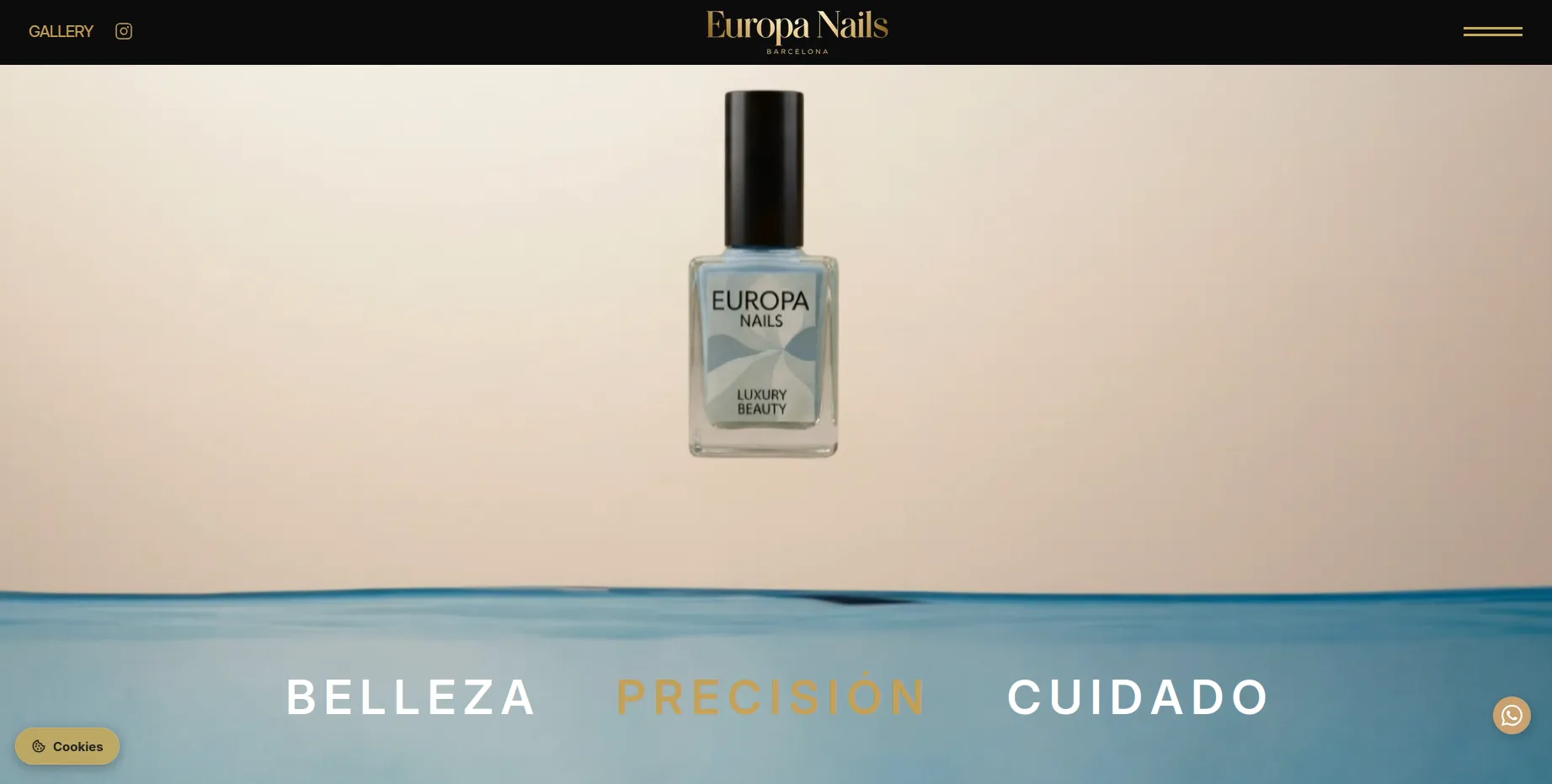 Europa Nails — website by Bilal Studio